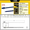 Abraçadeiras de Cabo para Carro Material Nylon Pa66 Várias Especificações Abraçadeiras de Cabo Tipo Cabeça de Avião Abraçadeiras de Cabo para Chicote Abraçadeiras de Cabo Autotravantes com Dente Reversível