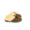 Pantuflas de algodón punta redonda botas de nieve mujer pollito amarillo pantuflas versátiles cálidas suela plana slip-on 2026 Otoño Invierno Sangpo nuevo estilo