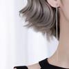 Aretes Súper Largos para Afinar el Rostro para Mujer Elegantes Plata Esterlina s925 Aretes Súper de Hada Aretes Largos de Celebridad de Internet Aretes Largos con Borla