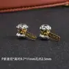 Contas de Liga Estilo Étnico Retrô Cor Dourada e Prateada Bicolor Contas Espaçadoras Acessórios de Joias Estilo Chinês Contas Espaçadoras com Diagrama Tai Chi