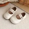Sapatos de Princesa para Meninas, Modelo Primavera e Outono 2026, Sapatos para Todas as Estações, Sapatilhas para Meninas, Sapatos Pequenos de Couro Infantis, Sapatos Estilosos para Bebês Meninas