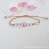 Pulsera nueva de flores naturales reales directa de fábrica estilo coreano fresca de flor de cerezo narcisos pulsera regalo para pareja estudiante