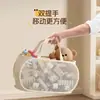 Cesta de Almacenamiento de Juguetes para Niños Sala de Estar Gran Capacidad Gabinete de Almacenamiento de Muñecos de Peluche Bolsa Colgante para Baño Cubo Portátil Cesta de Almacenamiento