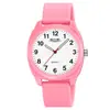 Reloj de Cuarzo Momentum Resistente al Agua 50m para Hombres y Mujeres, Esfera Grande Simple, Correa de Silicona, Reloj Deportivo para Estudiantes