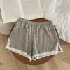 Shorts de Seguridad de Algodón Modal Floral Pastoral para Mujer, Shorts tipo Boxer, Ropa de Dormir para Casa, Se Pueden Usar Afuera como Leggings