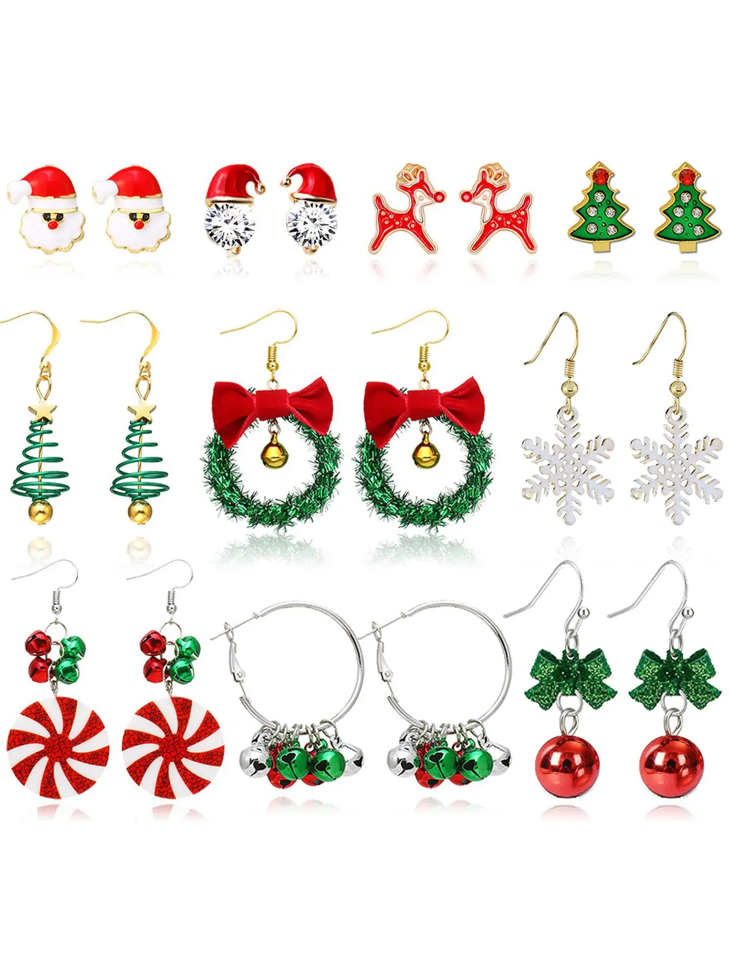 SKU-11-Holiday Earrings-10pair
