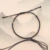 Pulseira semiacabada que pode ser enfiada com miçangas, fecho de segurança simples, nó vajra simples, pulseira tecida à mão, cordão vermelho para o ano do zodíaco masculino e feminino