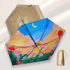 Pintura al Óleo Ultraligero Plano 40% de descuento Paraguas Protección Solar Paraguas Solar UV Para Sol o Lluvia Doble Uso Plegable Compacto y Conveniente Paraguas Parasol