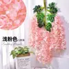Colgantes de Pared de Glicinia Artificial al por Mayor, Decoraciones de Plantas Verdes para Zonas Escénicas, Enredaderas de Flores Artificiales, Enredaderas Artificiales de Violetas para Exteriores