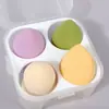 Huevo de belleza para maquillaje súper suave no absorbe el polvo de doble uso seco y húmedo la borla se convierte en esponja hidrofílica herramienta de maquillaje al entrar en contacto con el agua
