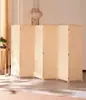 Nuevo Biombo Tejido de Bambú Estilo Chino Madera Maciza Simple Moderno Oficina Sala de Estar Entrada Plegable Móvil Biombo Plegable Hotel
