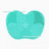 Em stock 5 cor ventosa de silicone Apple escova de lavagem almofada grande tamanho pequeno ferramentas de beleza pó puff escova de maquiagem limpeza escova de lavagem almofada