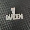 Reina del Hip-Hop Transfronteriza Europea y Americana Colgante de Letra Collar Cubano Joyería de Moda de Amazon Venta al por Mayor en Stock