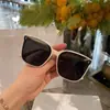 Óculos de Sol Pretos com Armação Grande Estilo Coreano para Dirigir, Proteção UV, Efeito Emagrecedor para Homens com Rostos Grandes, Óculos de Sol Modernos Estilo Streetwear para Mulheres