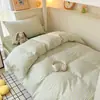 Juego de ropa de cama para dormitorio, juego de tres piezas para estudiante, juego de cuatro piezas, artículos escolares de algodón puro, juego completo de edredones y ropa de cama