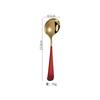 Cuchara de Acero Inoxidable 304 de Color Sólido, Cuchara Engrosada, Cuchara para Comer para Niños, Cucharita Redonda, Cuchara para Remover Café, Minicuchara para Comida de Bebé