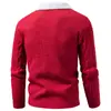 Moda masculina transfronteriza 2026 otoño/invierno nuevo estilo coreano suéter de punto oversized de moda con cuello de dos piezas falso ropa de punto para hombre