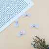 En Stock 2.2cm Accesorios de Moños de Hilo Iridiscente Decoraciones para Uñas Materiales para Uñas DIY Decoraciones para Lencería y Calcetines