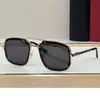 Ct0194 Moda Europeia e Americana Transfronteiriça Retrô Quadrado Metal Óculos de Sol Masculinos de Negócios Óculos de Sol Femininos para Férias