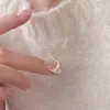 Colar de Lua com Zircônia em Prata Esterlina 925 Versão Coreana Fan Zhiqiao Simples Elegante Popular no Instagram Xiaohongshu
