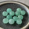 Venta al por mayor de fabricantes Jade Blanco de Xinjiang Seda Dorada Cuentas de Calabaza Ágata Aventurina Accesorios Tejidos con Cuentas DIY Joyería