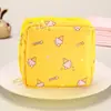Linda bolsa de almacenamiento para toallas sanitarias, neceser portátil para estudiantes, bolsa pequeña para guardar toallas sanitarias, bolso para mujer