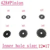 Motorreductor Modelo 428 Piñón Bm1418 Piñón 9T10T12T14T16T18T Piñón de Engranaje Engranaje