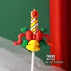 Decoração de Bolo de Natal para Celebridade da Internet 2025 Sino Papai Noel Boneco de Neve Decoração de Sobremesa de Confeitaria Plug-in