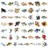 50 Pegatinas de Compra Directa Transfronteriza de Pesca y Pesca en el Mar, Pegatinas de Dibujos Animados de Peces Grandes Graffiti, Pegatinas Impermeables para Caja de Pesca DIY