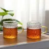Mini Tetera de Vidrio Estilo Retro Pequeña Resistente a Altas Temperaturas con Filtro Infusor de Té Transparente Juego de Tetera Kung Fu