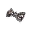 Plata Especiada Lazo Vintage Colgante de Collar Amor Leopardo DIY Pulsera de Material Hecha a Mano Accesorios de Joyería