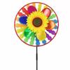 Venta caliente juguetes para niños molino de viento doble decoración exterior punto escénico giratorio puesto molinillo pequeño colorido hecho a mano lote