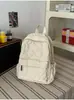 Mochila Xadrez Estilo Coreano 2026 para Estudantes Femininas, Grande Capacidade, Leve, Simples, Mochila de Estilo Casual