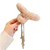 Pinza para el pelo de felpa con lazo de borlas 2026 Nuevo estilo Pinza para el pelo de mujer para Otoño e Invierno para la parte posterior de la cabeza Pinza para el pelo versátil y esponjosa