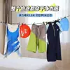 Ferramenta de secagem de roupas de hotel para viagens, varal portátil para exterior com pregadores, adequado para dormitórios, varandas e carros, sem necessidade de perfuração, ideal para viagens de negócios
