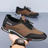 Zapatos de Conducir para Hombre de Moda de Un Paso con Superficie Suave y Suela Blanda Zapatos Casuales de Cuero para Hombre Zapatos para Hombre