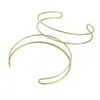 Pulsera brazalete de alambre redondo ondulado base de anillo ajustable diy pulsera redonda cierre magnético producto semiacabado cuerda para la mano accesorios de joyería