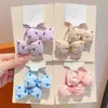 Lazo para el pelo de tela con forma de corazón y flor para niños, Cuerda para el pelo de bebé, Banda elástica de alta elasticidad, Lazo para moño, Accesorio para el pelo de niñas
