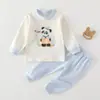 {Algodón Tianshan} JQ Jingqi Pijamas para Bebé Algodón Puro Clase A Pijamas de Primavera y Otoño para Niños Niños y Niñas Conjunto de Ropa para Casa