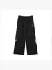 Calça Esportiva Casual Unissex Tendência de Perna Reta Grossa com Forro de Lã para Outono e Inverno, Quente, Solta, Confortável, Versátil para Uso Diário