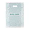 Bolsa de Cuatro Dedos Boca Plana Bolsa de Compras para Ropa Gafas Horneado Gráfico Regalo Bolso de Mano Bolsa de Cosméticos Logo Personalizado