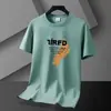 Comércio Exterior Moda Casual Masculina Roupas Novas de Verão Gola Redonda Manga Curta Juventude Tops Finos Versátil Masculino Tops de Manga Curta