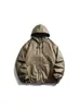 Chaqueta de Cuero con Capucha Silueta Negra Rumen Chaqueta para Hombre Otoño e Invierno Cuero Pu Nueva Retro Americana Versátil Chaqueta de Motociclista