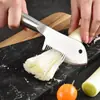 Fatiador de Cebola, Ralador de Aço Inoxidável, Ralador Multifuncional, Gadget de Cozinha para Uso Doméstico no Inverno