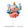 Nuevo Clip Acrílico de Nezha Palo de Mano de Nezha Diadema Globo de Película de Aluminio Estilo Dibujo Animado Infantil Personaje Globo Decorativo para Niños