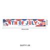 Amazon Transfronteiriço Nova Bandeira Dia da Independência Europeu e Americano Bunting Banner Impresso para Exterior Banner de Decoração de Aniversário e Feriado
