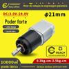 Motor de Redução Kangle 21mm Plástico Massageador de Pescoço Doméstico Robô Motor de Redução de Engrenagem Planetária Micro