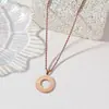 Collar Sencillo Redondo de Acero de Titanio Cadena Retorcida para Hombres y Mujeres, Colgante de Acero Inoxidable con Grabado, Joyería al por Mayor Transfronteriza Más Vendida