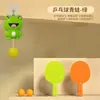 Dispositivo de entrenamiento de ping pong colgante para niños, ejercicio interior para padres e hijos, herramienta de integración sensorial, dispositivo de suspensión para corregir la visión y mejorar la coordinación mano-ojo