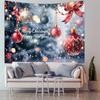 Tapeçaria festiva de Natal pôster de decoração de Natal banner de decoração de festa de Feliz Natal tecido de fundo